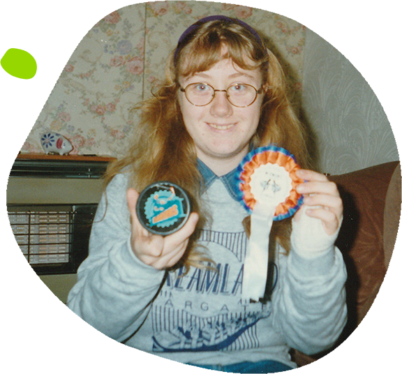 Louise's Mito Mission - Louise with awards