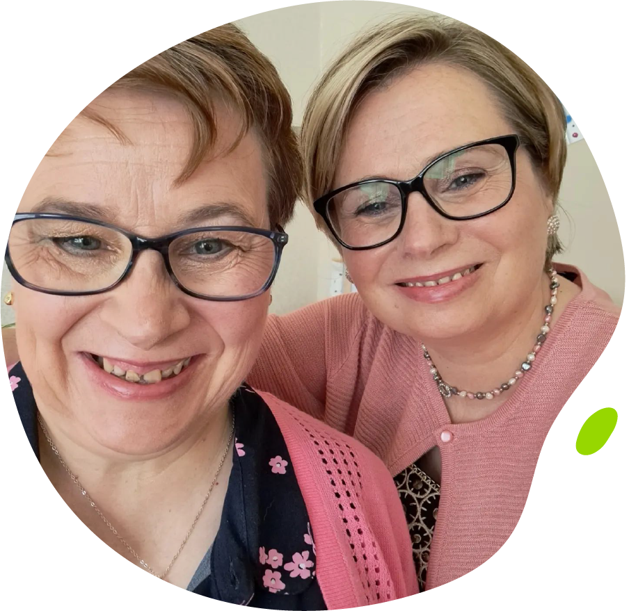 Rhona & Sister Eileen - Rhona's Mito Mission