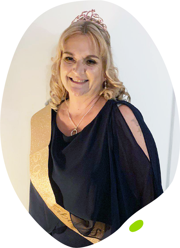 Alison's Mito Mission - Alison at her 50th