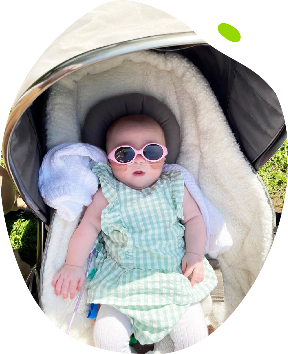 Ella's Mito Mission - Ella in sunglasses