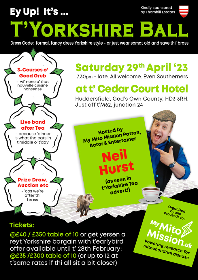 T'Yorkshire Ball Poster