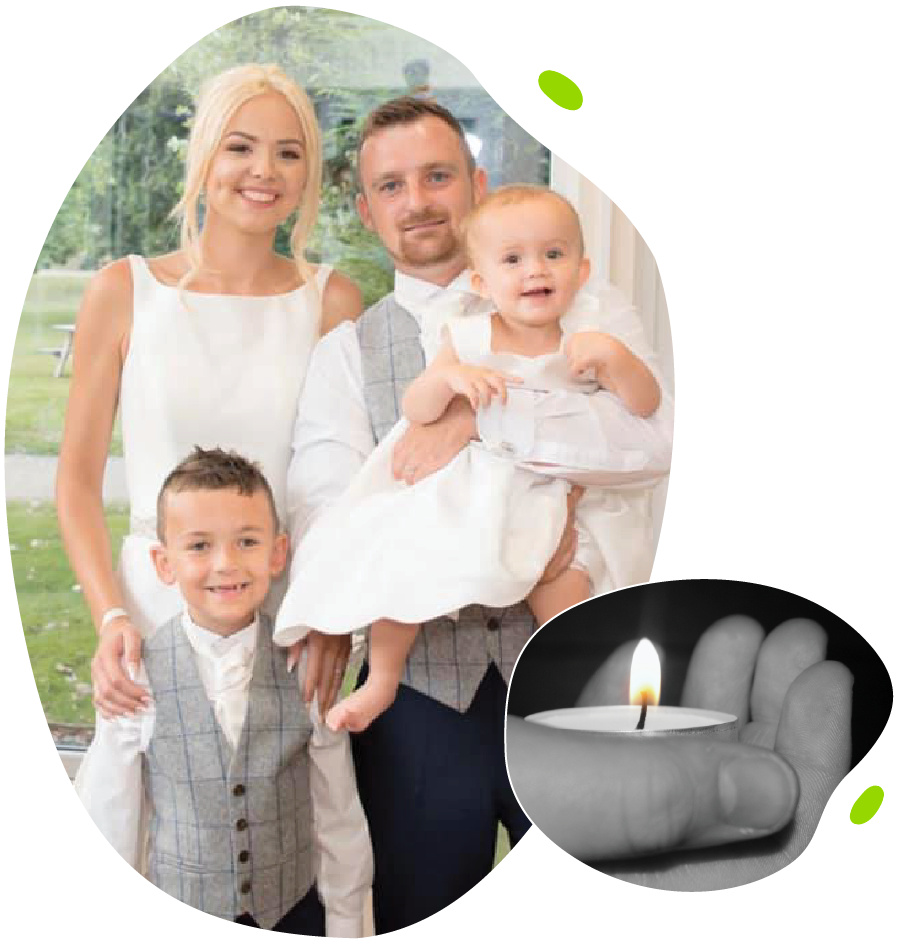 Danielle & Keron's Wedding, remembering Freddi