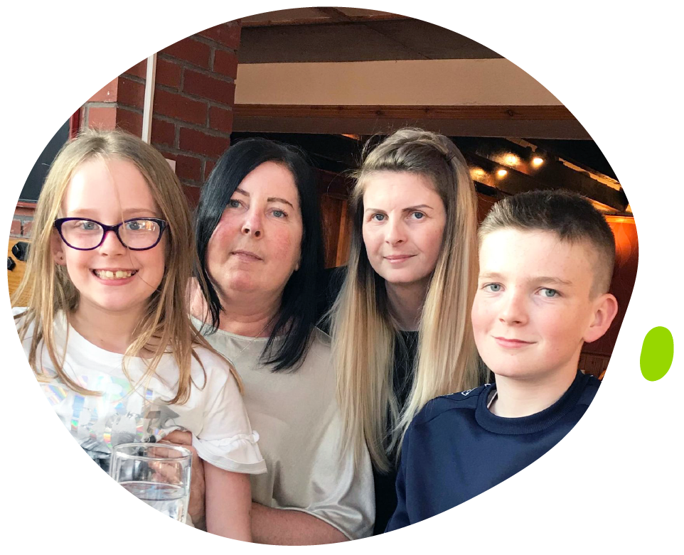 Danielle, Mum, Liam & Olivia - Danielle's Mito Mission