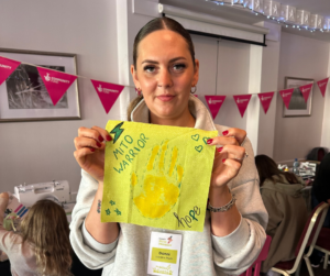 Danni with montage square