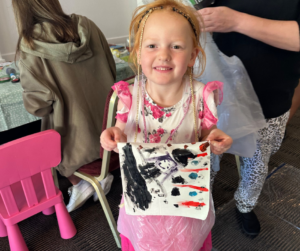 Chloe with montage square