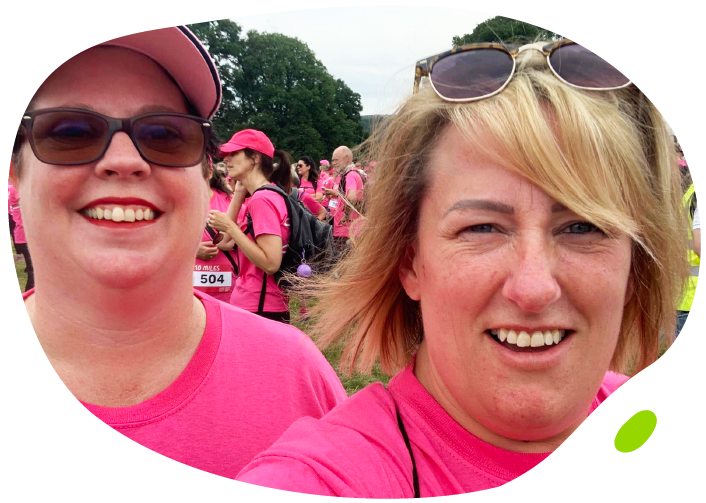 Clare's Mito Mission - at a race