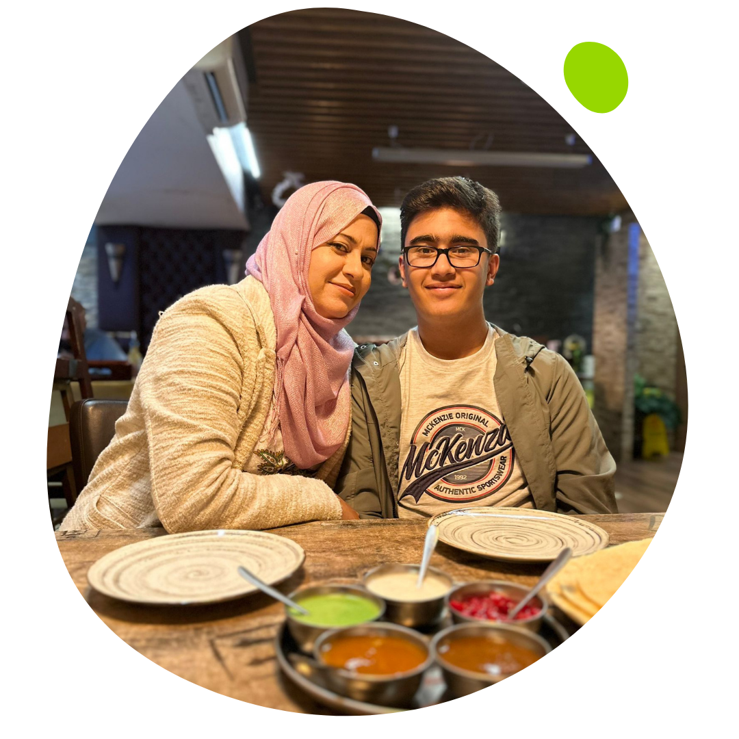 Aiman and Sabrina thinner blob