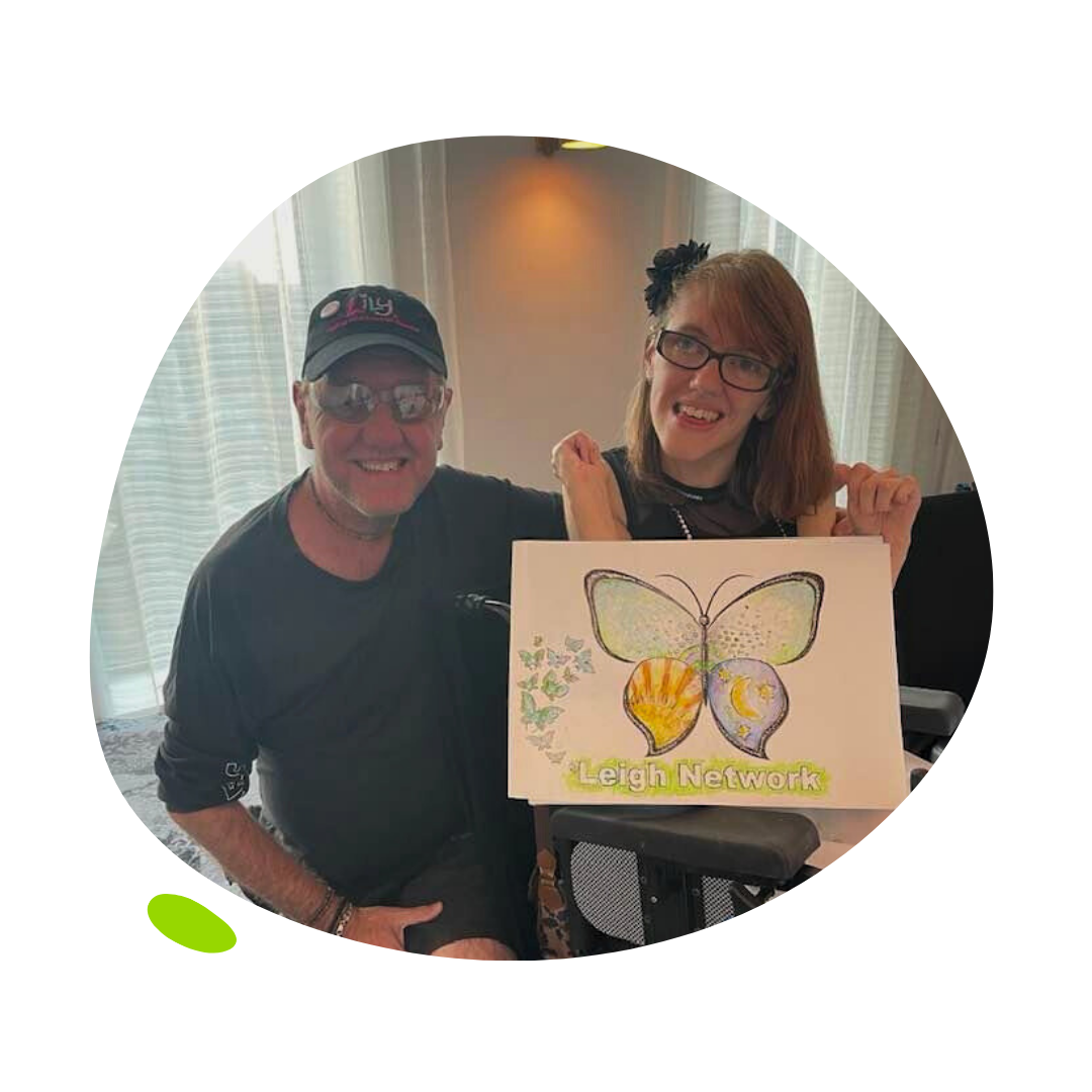 Paul Jordan with Faye Wylie