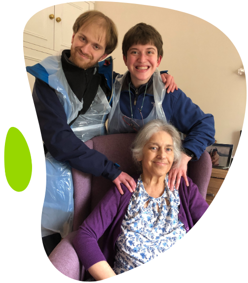 George Will & Mum photo