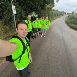 Regan's mission doing 50k walk