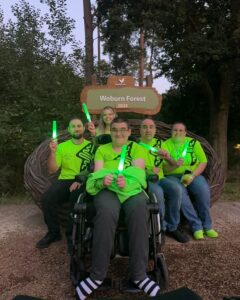 Steph & Jake's Mission on Glow Walk