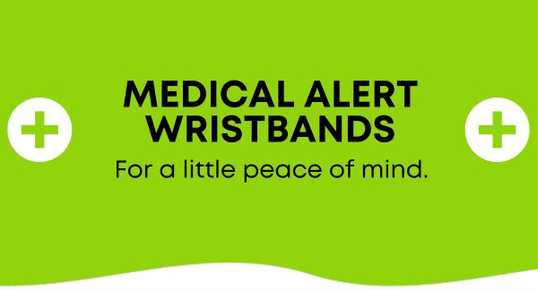 Introducing our brand new Medical Alert Wristbands!