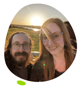 Charlotte with James sunset