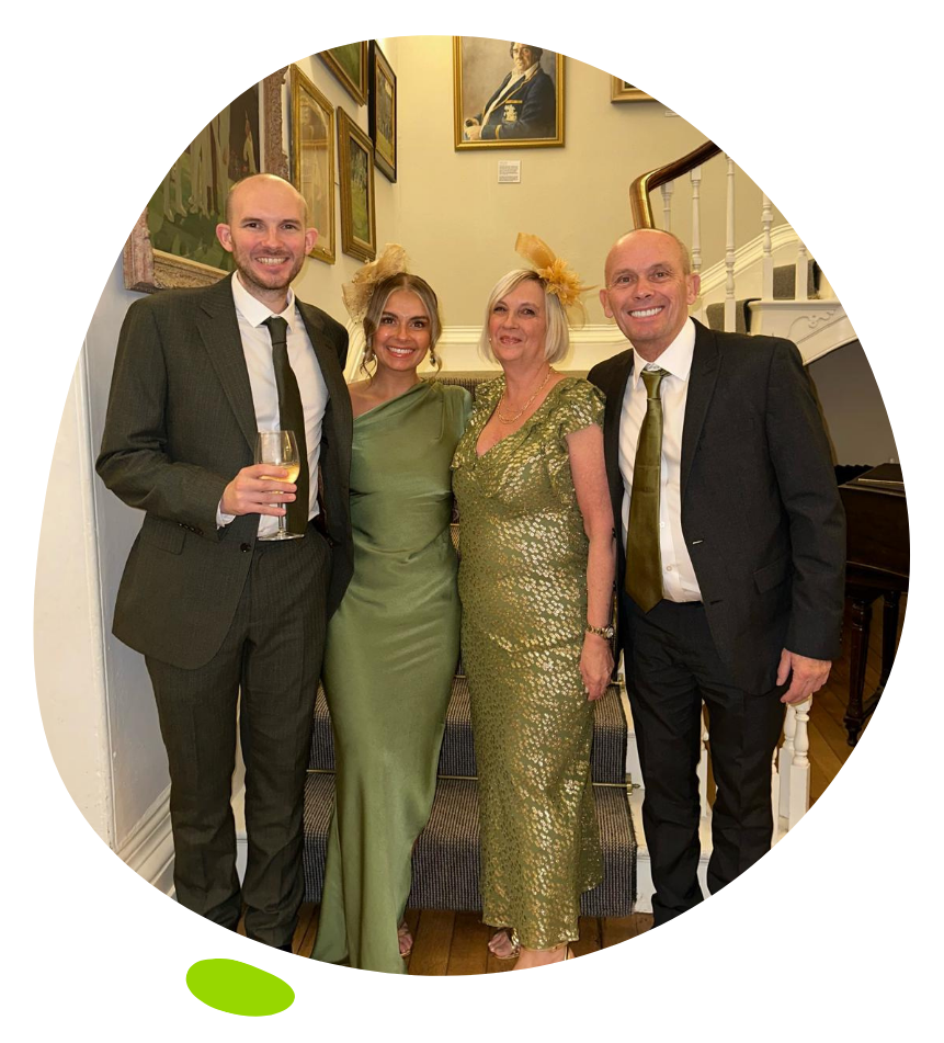 Wally his children and partner