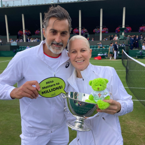 Nenad Zimonjić & Rennae Stubbs - Mixed Invitation Doubles Winners Wimbledon 2023