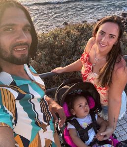 milanna with parents