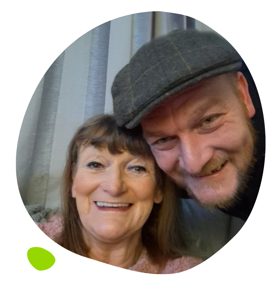 Christine and husband blob