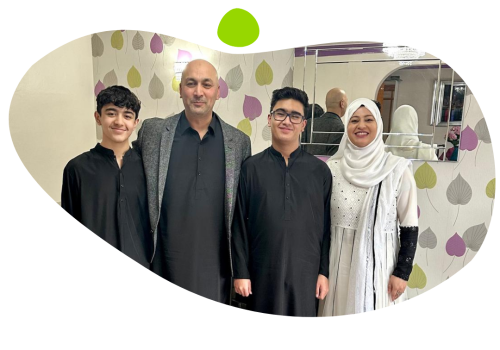 Aiman and family long blob